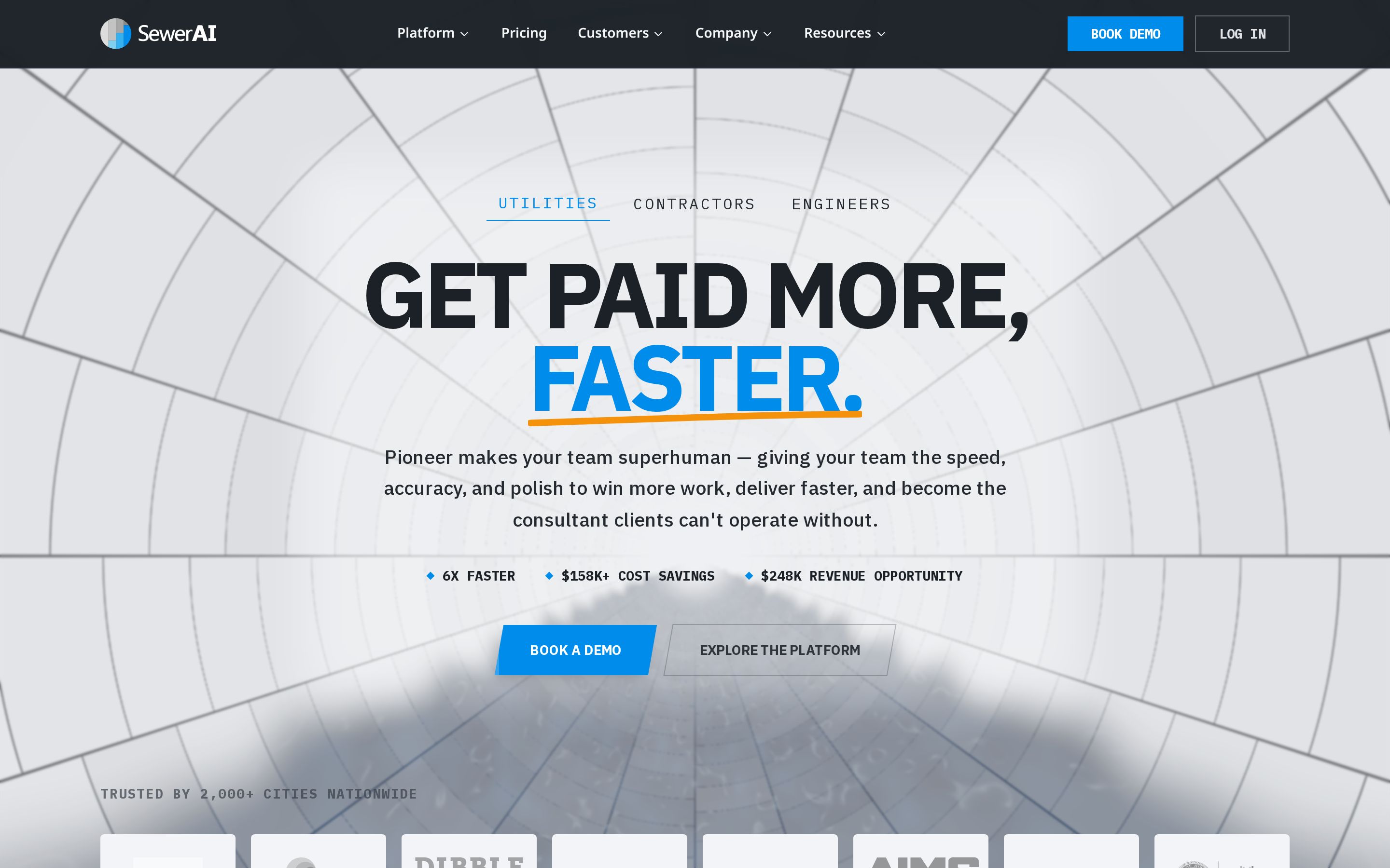 SewerAI website